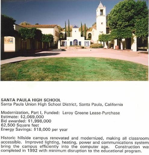 Santa Paula High School Building Information