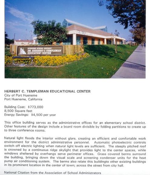 Templeman Educational Center Information